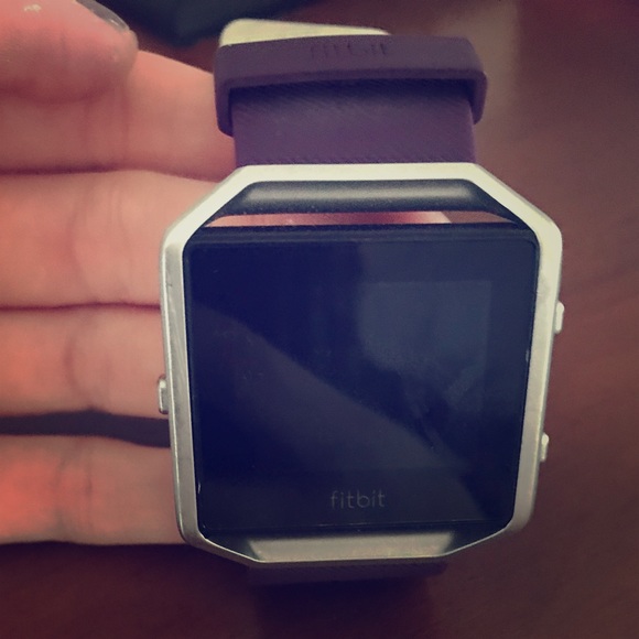 fitbit blaze plum small